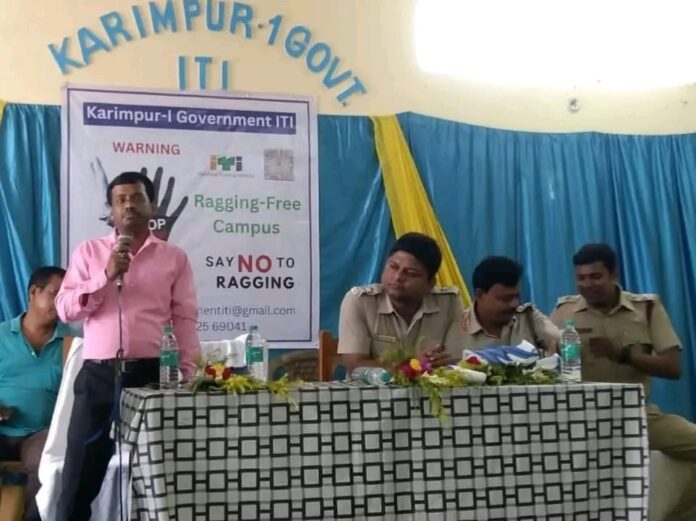 KARIMPUR -I GOVERNMENT ITI | Combating Ragging Through Awareness and Action