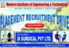 Placement Recruitment Drive from SI Surgical Pvt. Ltd. at Modern Institute of Engineering and Technology college Placement Recruitment Drive from SI Surgical Pvt. Ltd. at Modern Institute of Engineering and Technology college