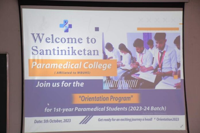 5th October Orientation Day Program for the Newly Admitted BSc Paramedical Student