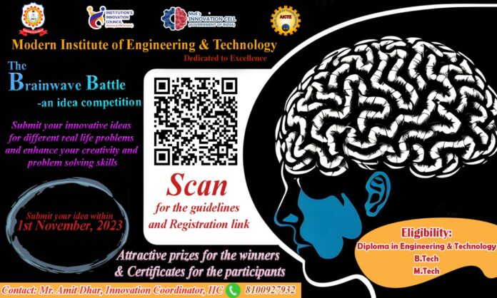 The Brainwave Battle | An Idea Competition at Modern Institute of Engineering & Technology