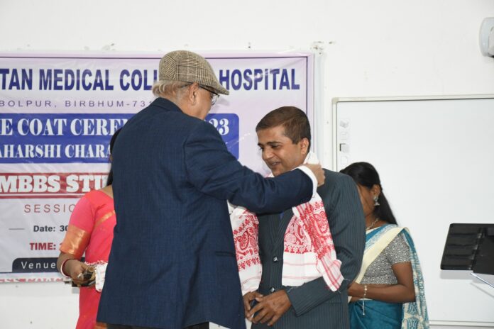 Embarking on the Medical Journey | White Coat Ceremony 2023 for Santiniketan Medical College MBBS Students