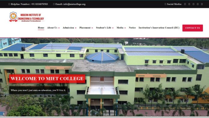 Welcome to Modern Institute of Engineering & Technology (MIET), West Bengal's Premier Institute for B.Tech & Diploma in the Field of Engineering