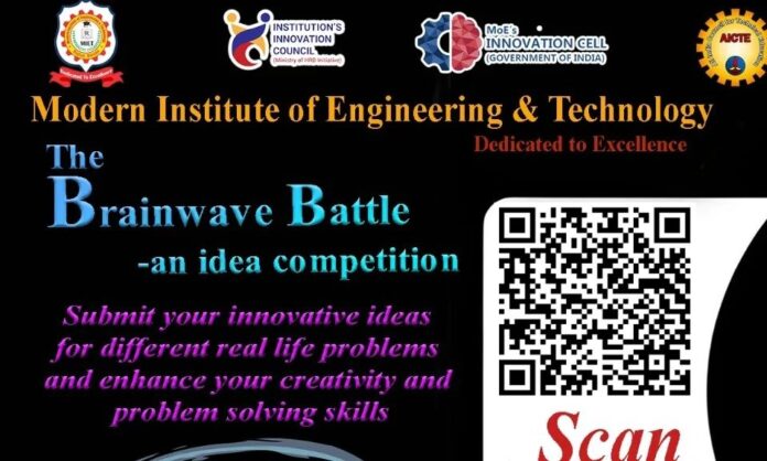 The Brainwave Battle - Idea Presentation Competition at Modern Institute of Engineering & Technology