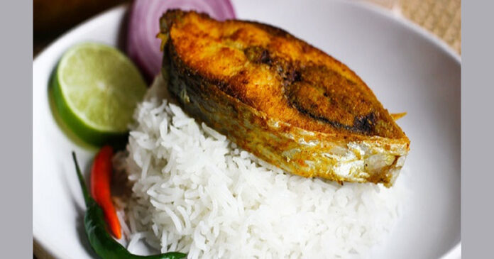 Bengali in fish and rice